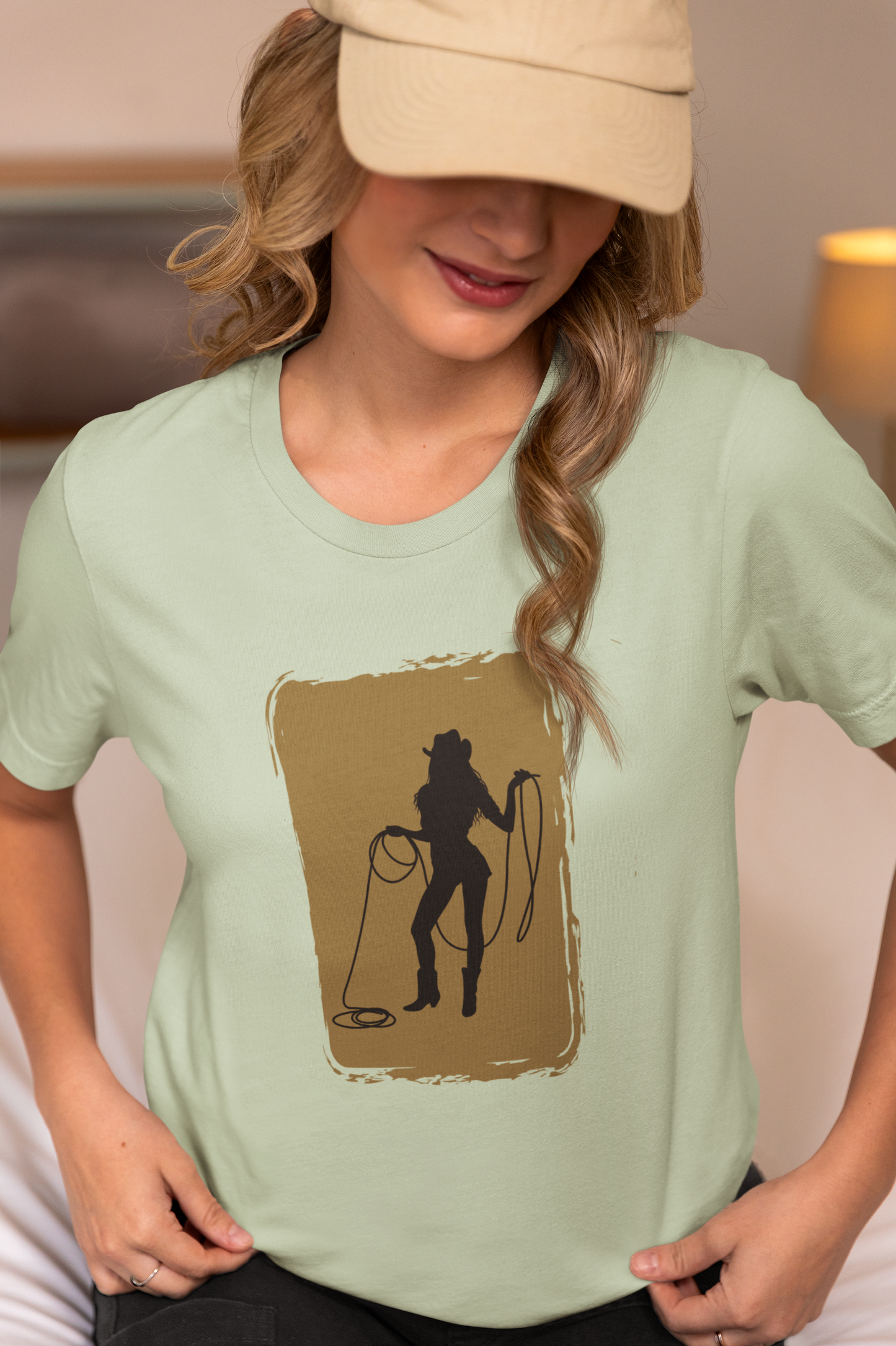 Round Up Cowgirl Unisex t-shirt