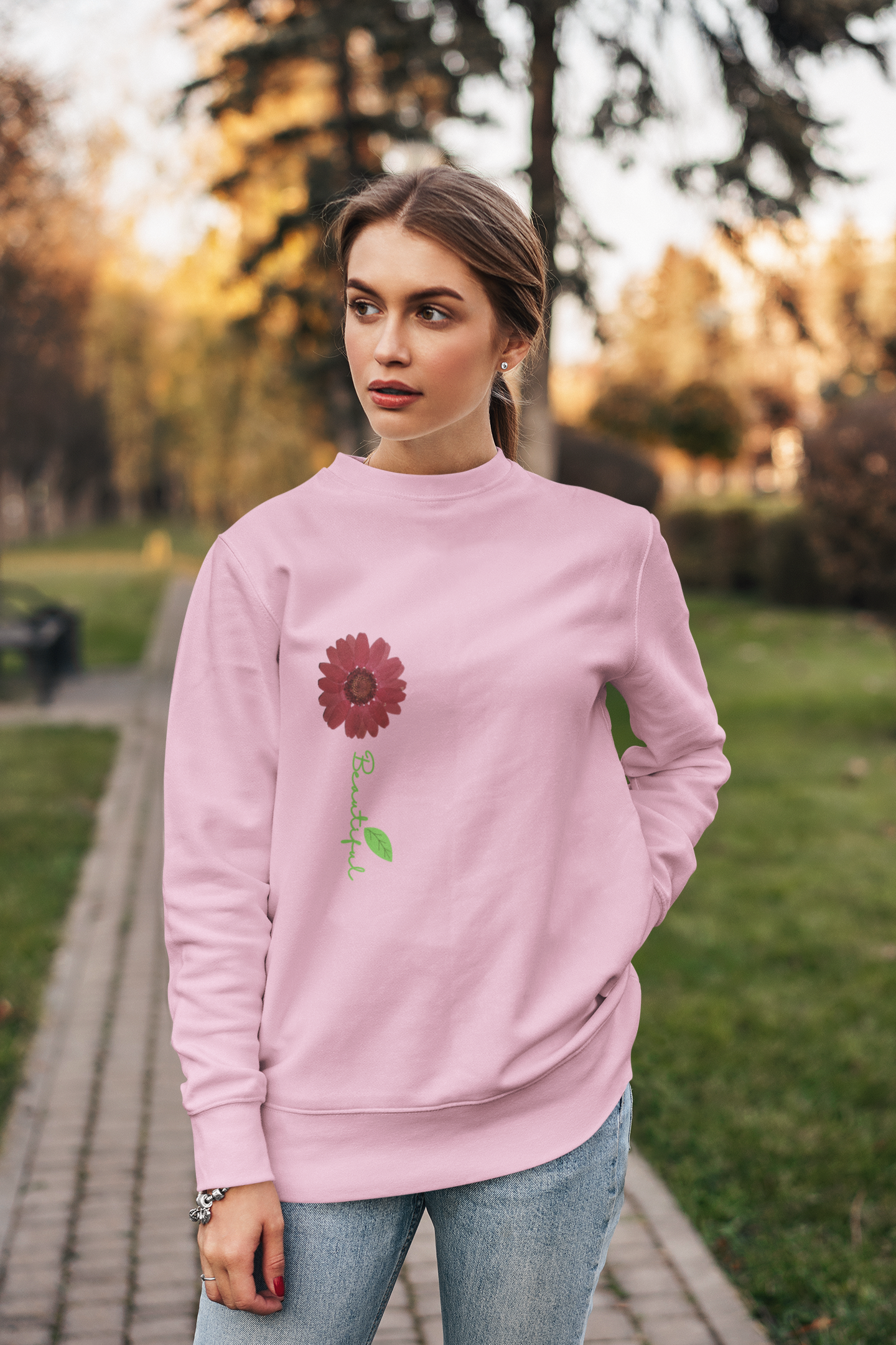 Beautiful Gerbera Unisex Sweatshirt