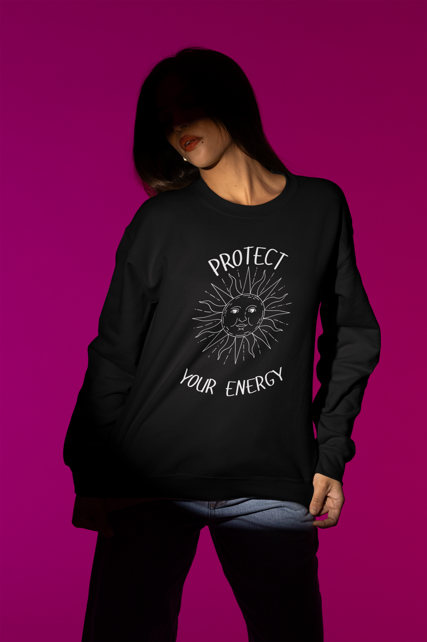 Energy (White) Unisex Sweatshirt