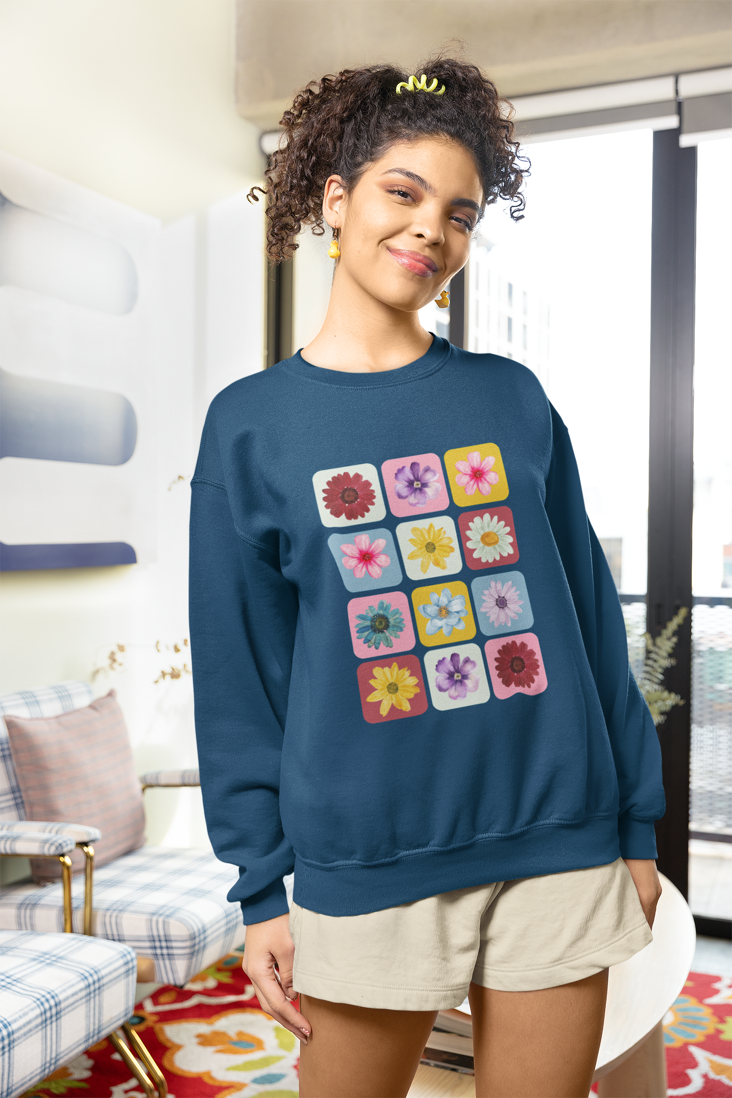 Flower Board Unisex Sweatshirt