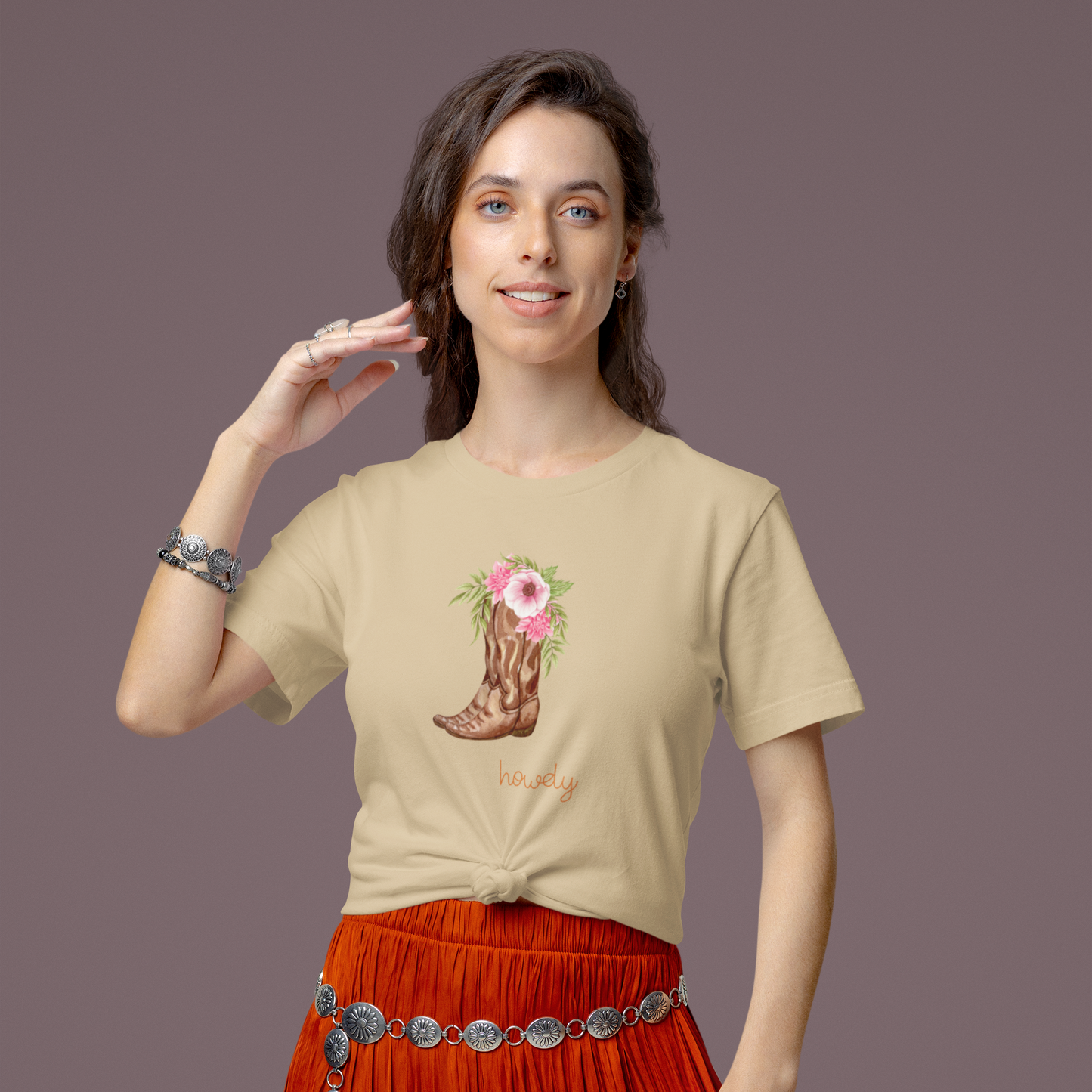 Howdy Boot Unisex t-shirt