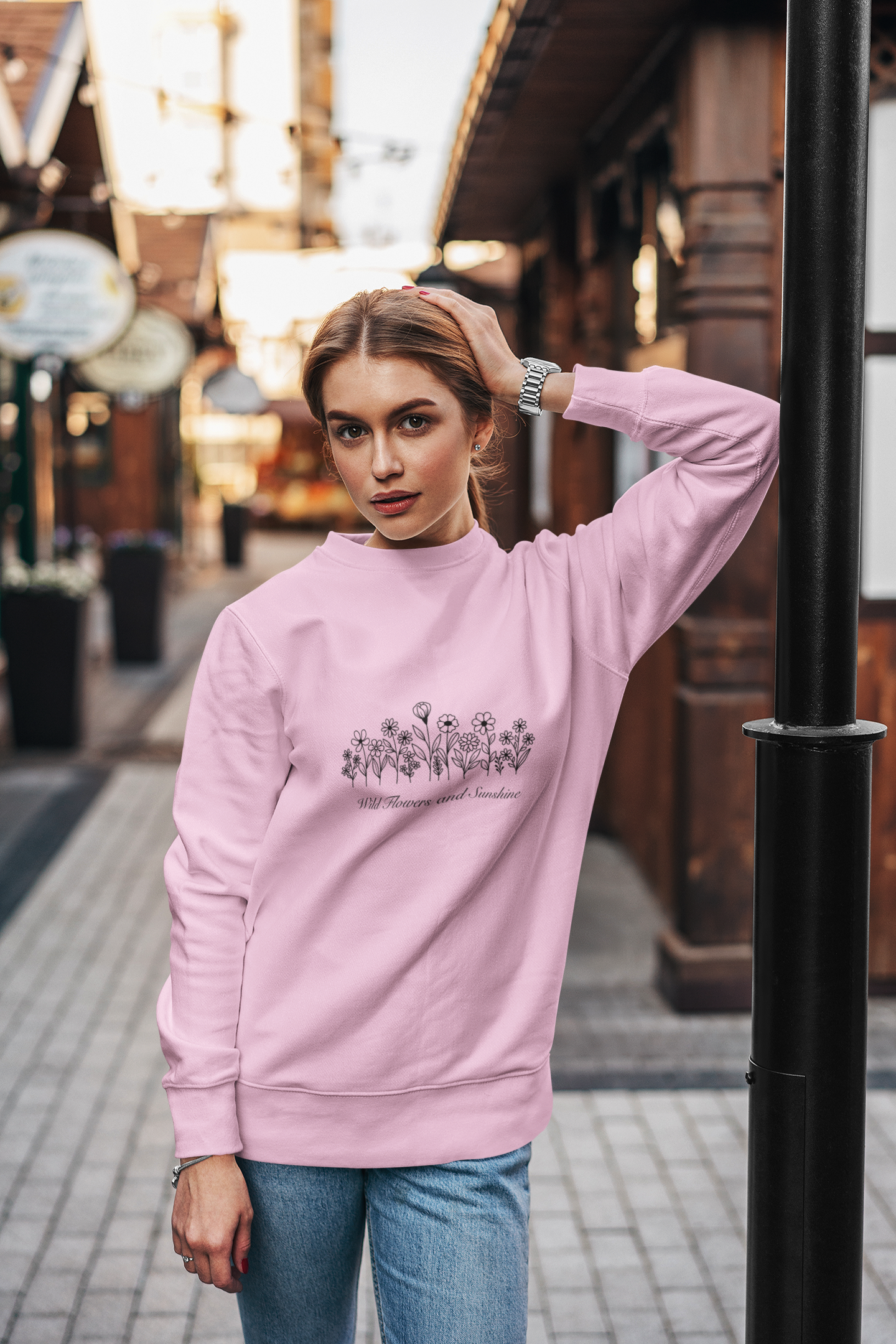 Wild Flowers and Sunshine Unisex Sweatshirt