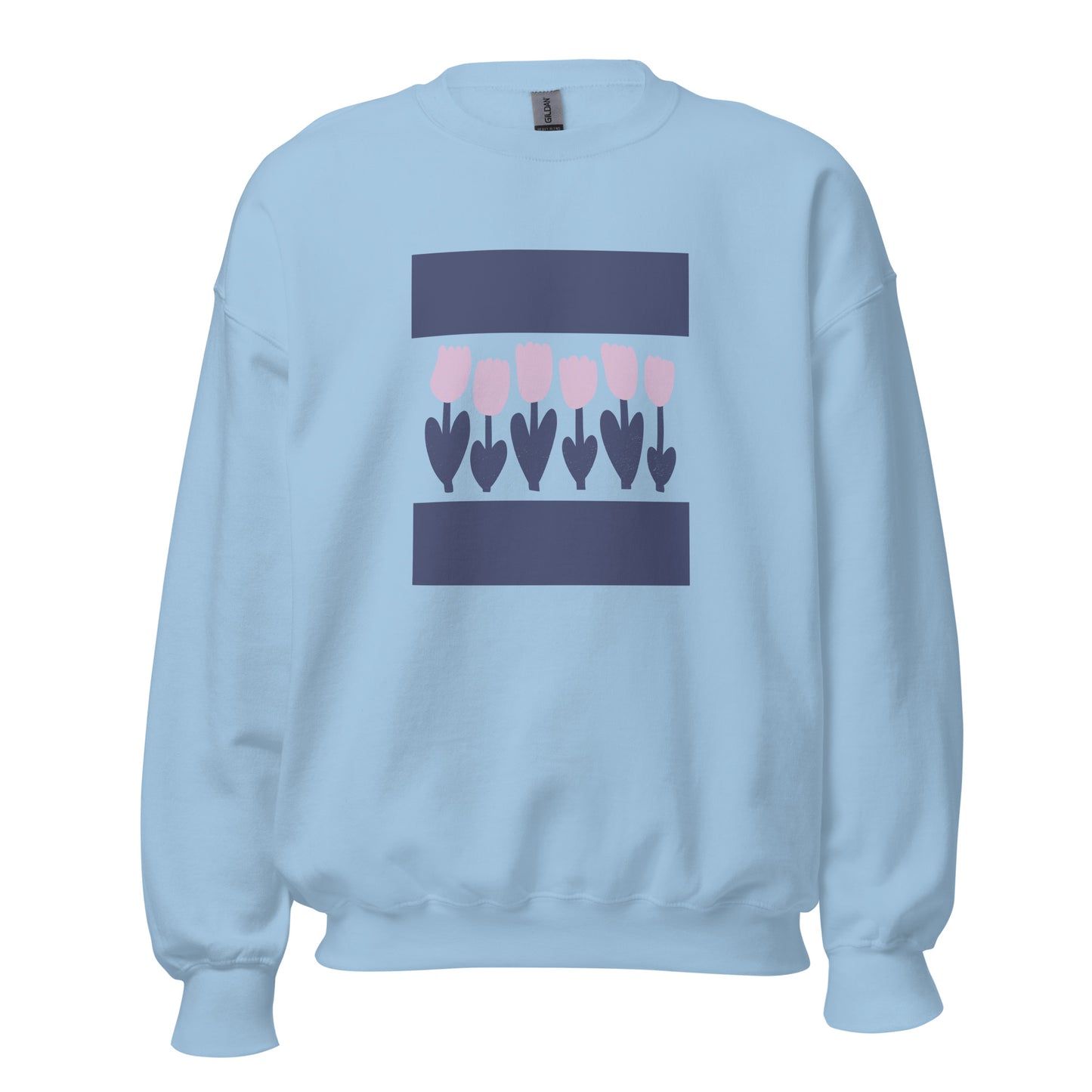 Pastel Tulips Unisex Sweatshirt