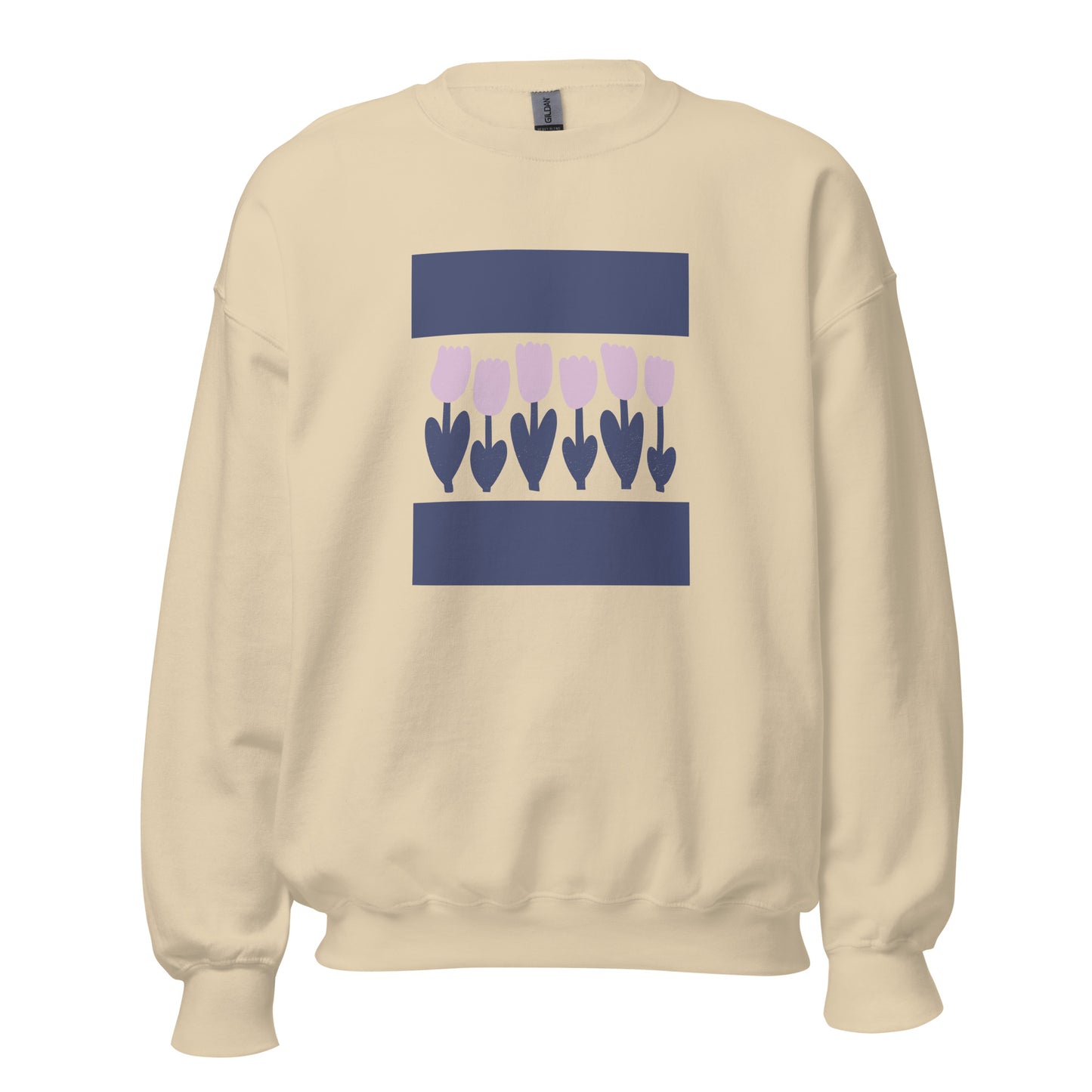 Pastel Tulips Unisex Sweatshirt