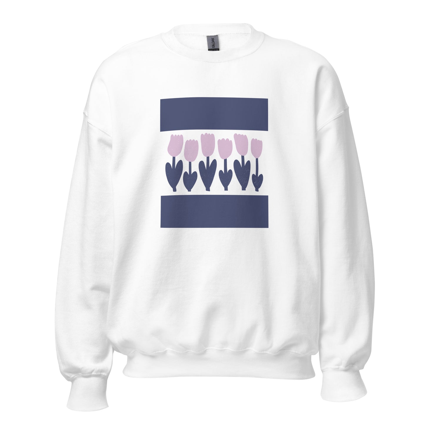 Pastel Tulips Unisex Sweatshirt