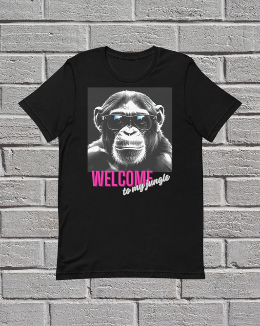 Welcome to my Jungle Monkey - Unisex t-shirt