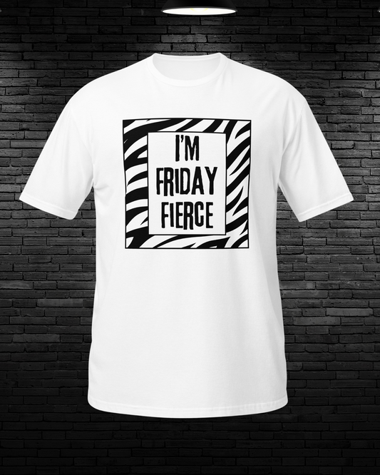 Friday Fierce printed tee