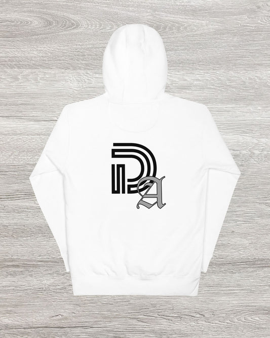 CUSTOMISABLE Couple Initials Lineart Unisex Hoodie