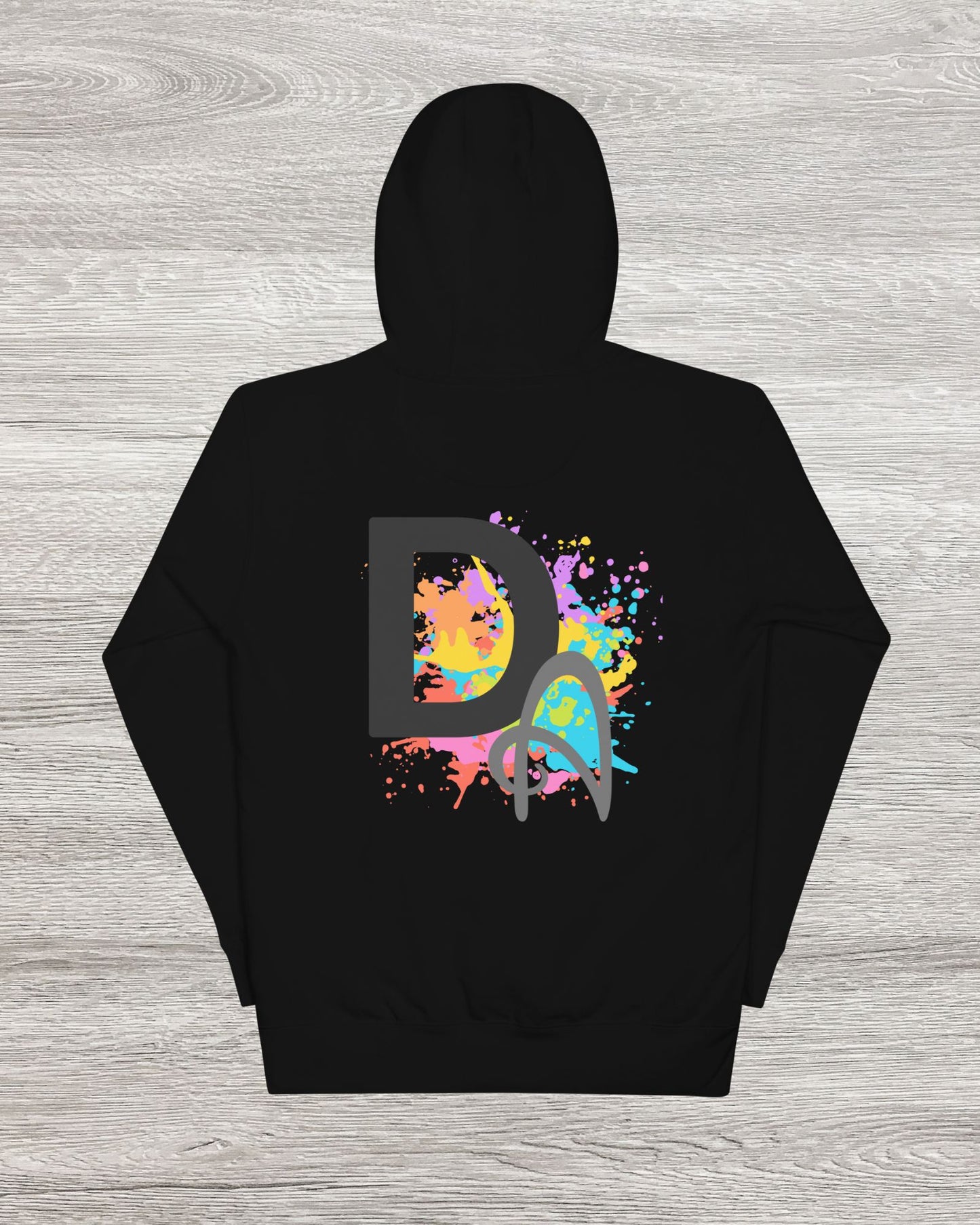 CUSTOMISABLE Couple Initials Paint Unisex Hoodie