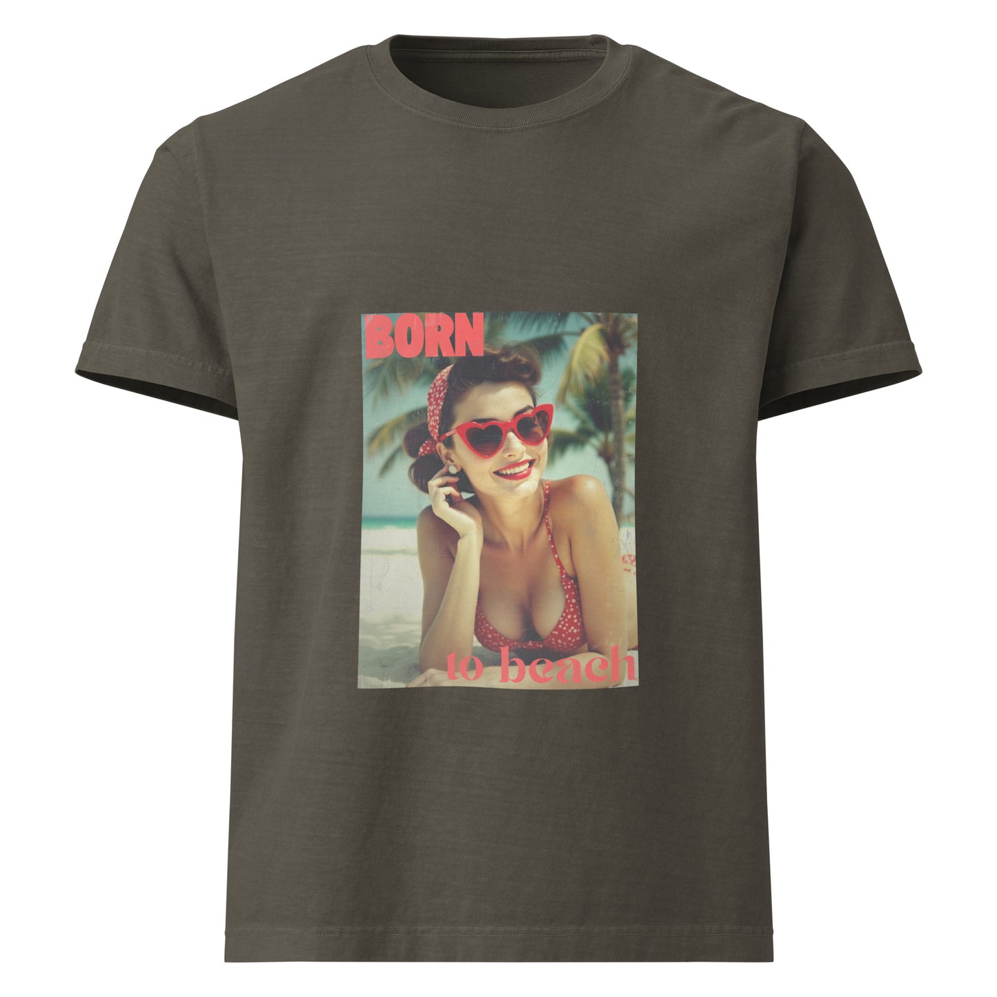 Unisex oversized t-shirt Born to Beach